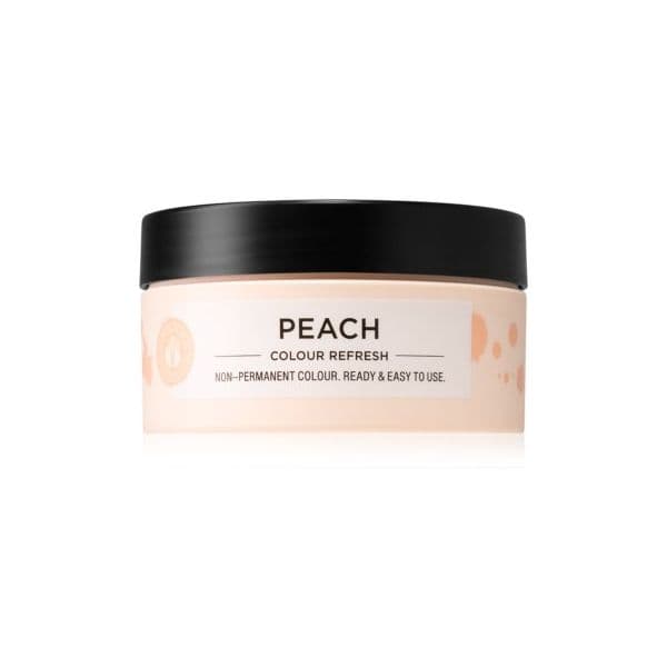 Maria Nila Colour Refresh Peach Máscara Nutritiva Suave sem Pigmentos de Cor Permanente Resistente 4 - 10 Lavagens Tom 9.34 100ml