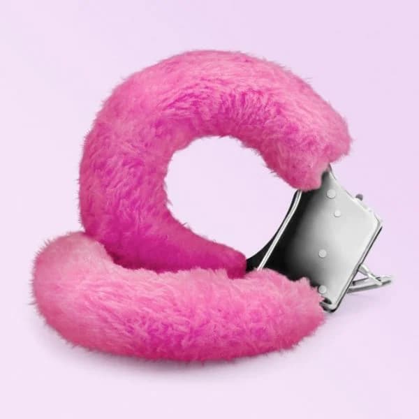 Crushious Algemas de Peluche Love Cuffs Rosa