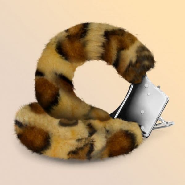 Crushious Algemas de Peluche Love Cuffs Leopardo