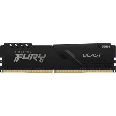 Memória RAM Kingston Dimm 16GB DDR4 CL16 3200Mhz 1Rx8 Fury Beast Black KF432C16BB/16