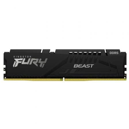 Memória RAM Kingston 8GB Fury Beast DDR5 5200Mhz CL40 Preta - KF552C40BB-8