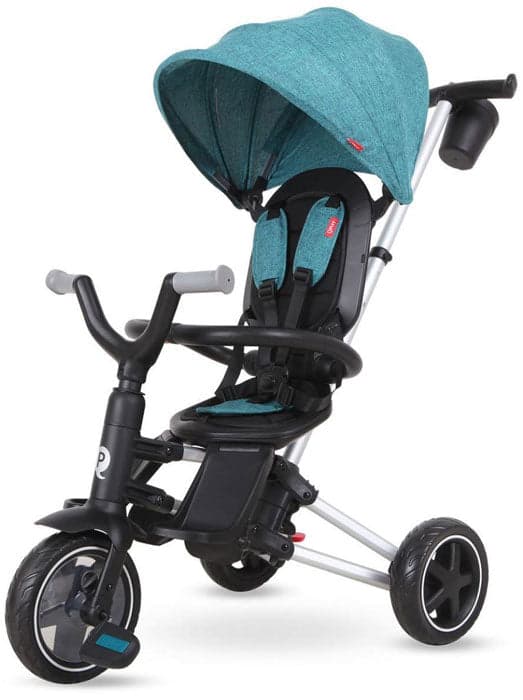Triciclo super dobrável Qplay Nova Turquoise
