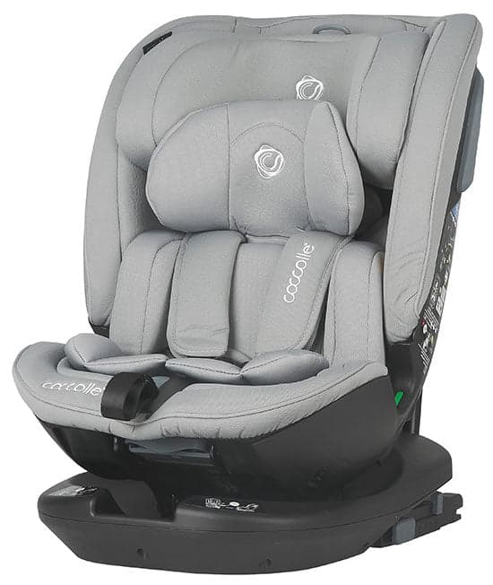 Cadeira auto rotativa I-Size Coccolle Velsa Neutal Grey