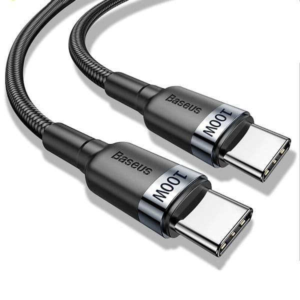 Cabo Magnético Fast Charge 4.0 100W (480Mb) 20V/5A Usb-c To Usb-c Baseus 150cm para Sony