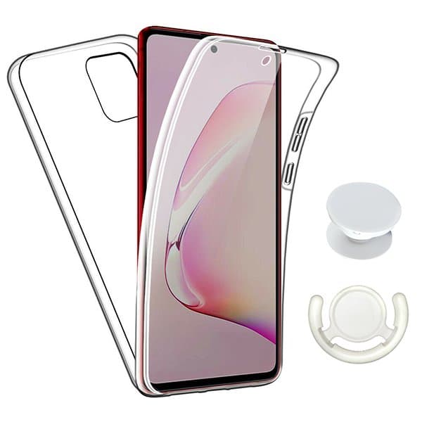 Kit Capa 3x1 360° Impact Protection + 1 GripHolder + 1 Suporte GripHolder Branco para Xiaomi Redmi 9 Activ