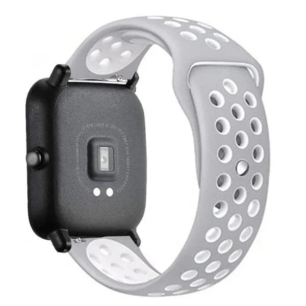 Bracelete SportyStyle para Amazfit GTR 3 - 47mm - Cinza / Branco