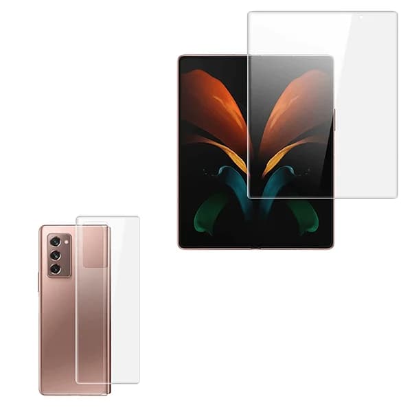 Kit Película Protectora de Hydrogel Frente Large + Verso para Samsung Galaxy Z Fold3 5G