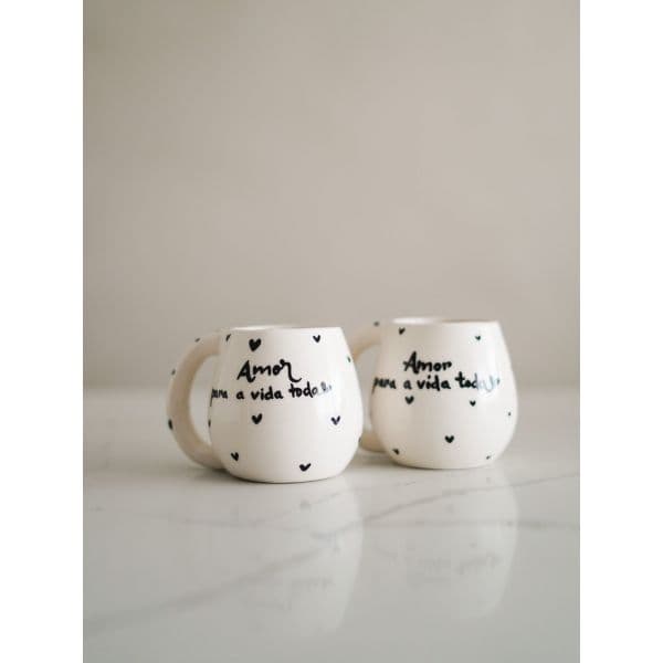 CerAmor Cerâmica Caneca Amor para a vida toda