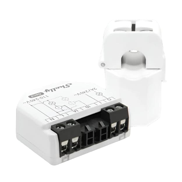 Shelly EM Gen3 - Módulo medidor de consumo duplo WiFi/BT + Núcleo de 50A
