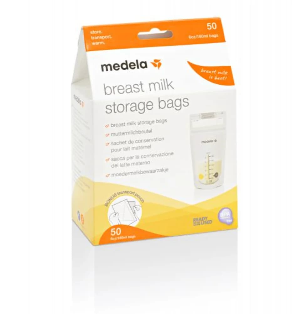 Medela Saco Conservação de Leite Materno 180ml x50 un.