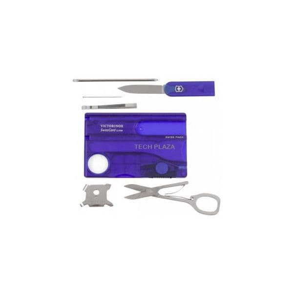 Victorinox Swisscard Lite Blue Transparent - 0.7322.T2