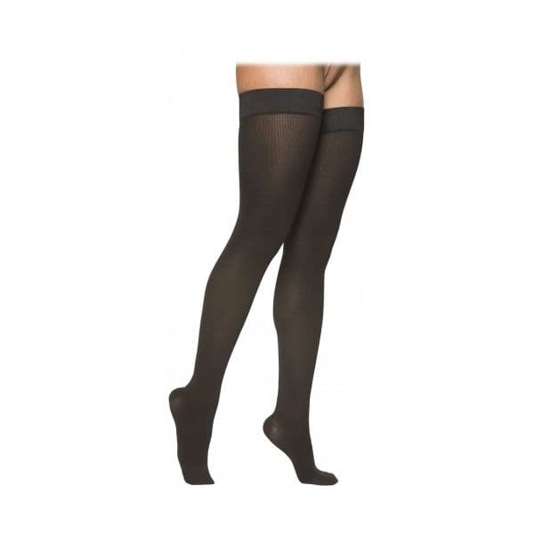 Sigvaris Meia Elastica Até Araiz da Coxa C/silicone Algodao (s, Pe Fechada, Longo)