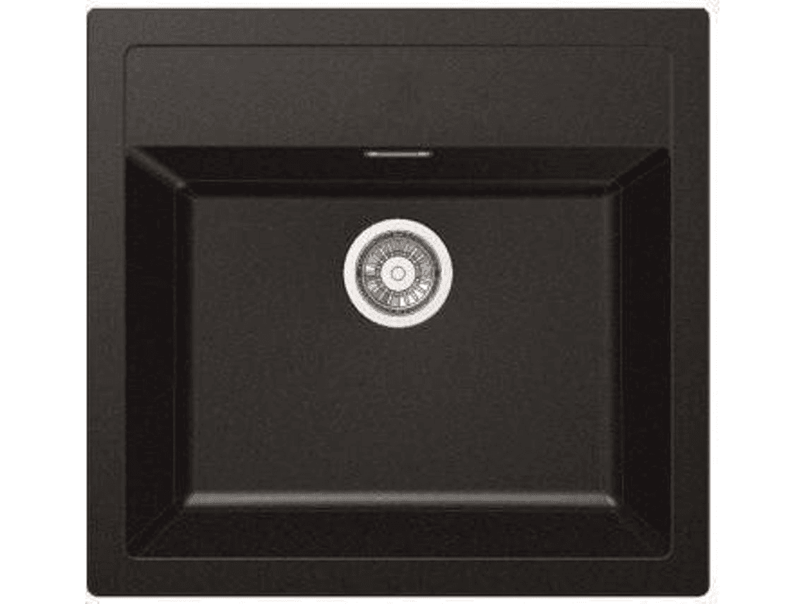 Lava-loiça Franke Banca Tectonite 610 50 1140361524 | 60 cm, Preto
