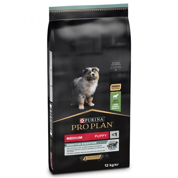 Purina Pro Plan Puppy Medium Sensitive Digestion Lamb 12Kg