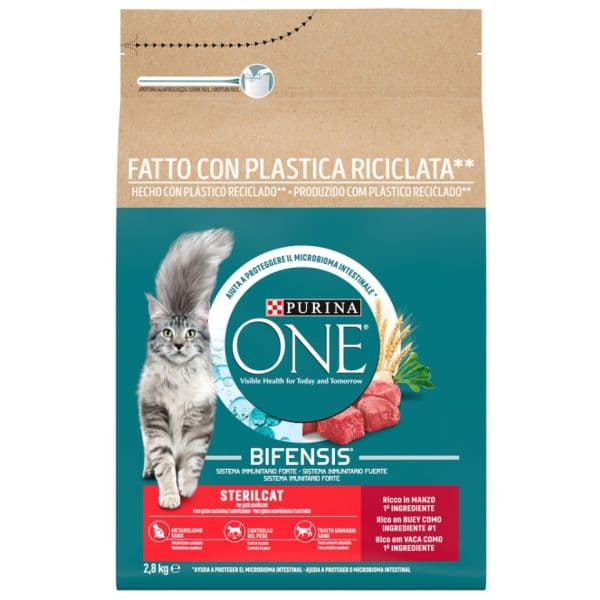 Purina One Bifensis Sterilcat Beef & Wheat 3Kg