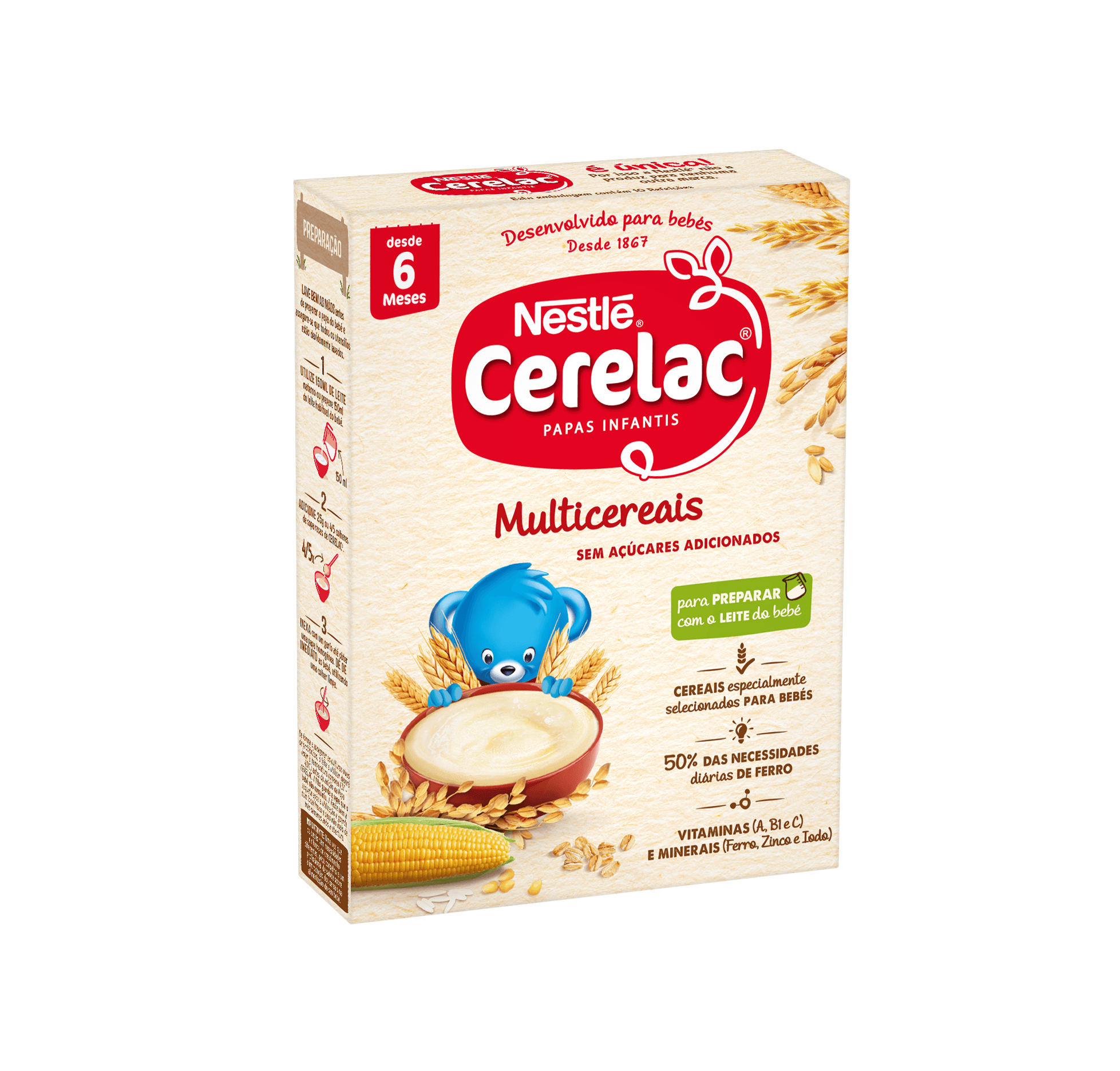 Nestlé Cerelac Farinha Multicereais +6M 250g