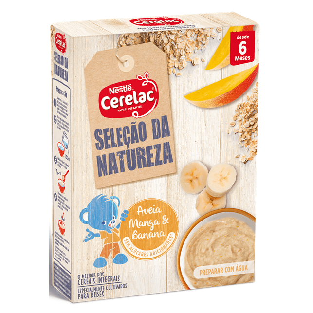 Nestlé Cerelac Seleção da Natureza Aveia Manga Banana Láctea 240g