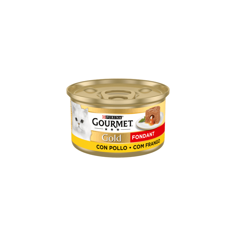 Purina Lata para gatos GOURMET GOLD Fondant Pollo 24x 85gr