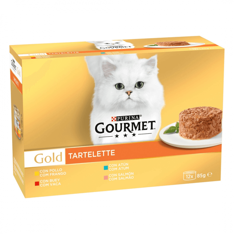 copy of Purina Lata para gatos GOURMET GOLD Tartellette Pollo y Zanahoria 24x 85gr