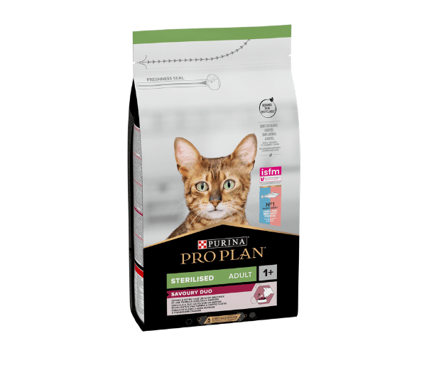 Purina Pro Plan Sterilised Savoury Duo Codfish & Trout 1,5Kg