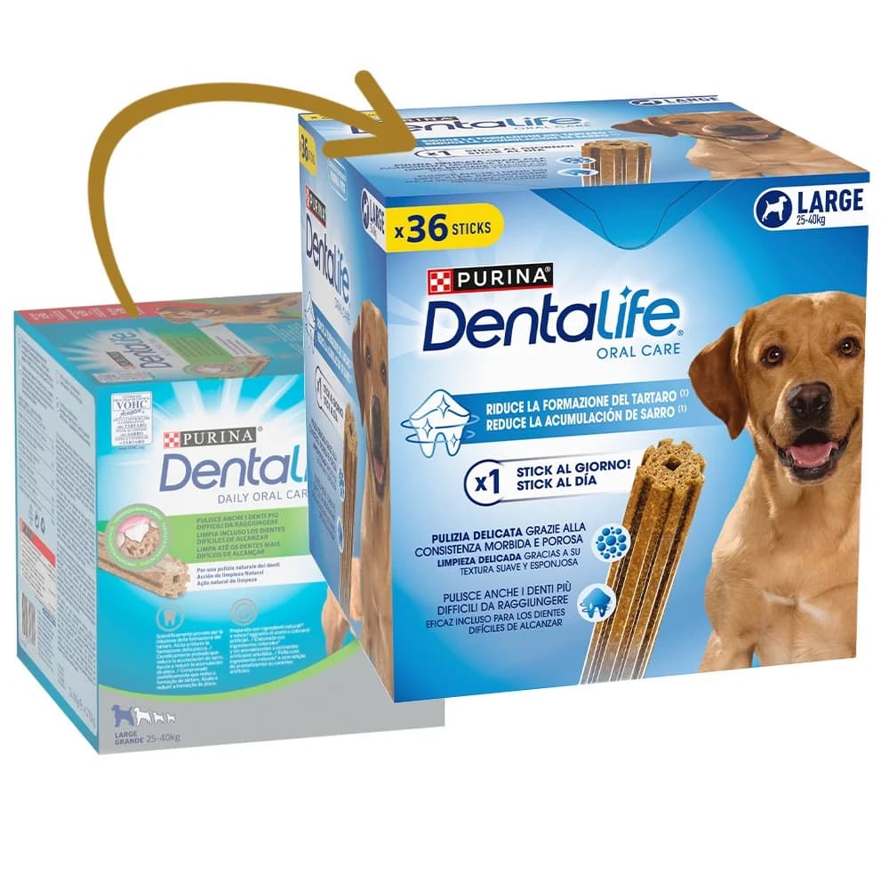 Purina DentaLife Snacks Large 25-40kg (Big pack 36 sticks)