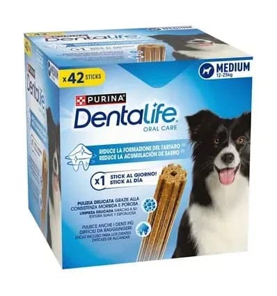 Purina DentaLife Snacks Medium 12-25kg (Big pack 42 sticks)