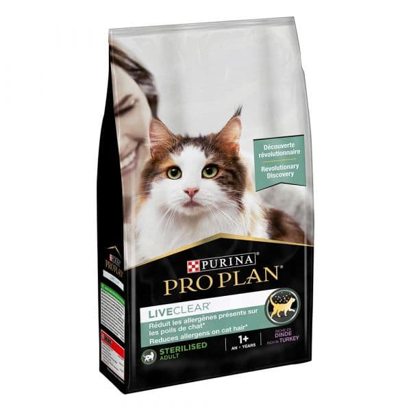 Purina Pro Plan Liveclear Sterilised 7+ Turkey 7Kg