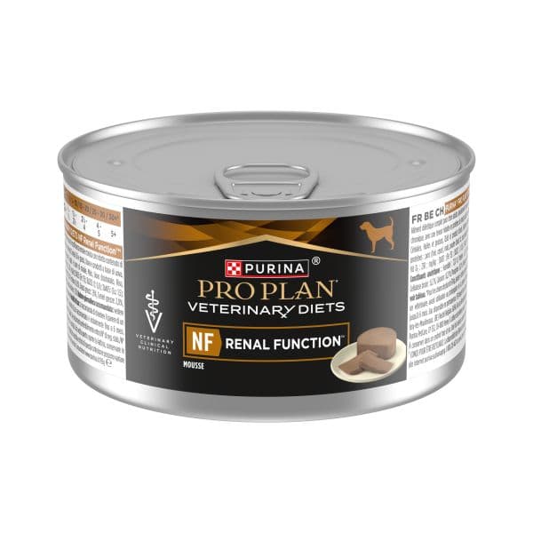 Ração Húmida Purina Pro Plan Veterinary Diets Canine NF Renal Function Mousse Lata 195g