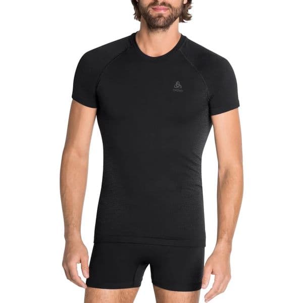 Odlo T-shirt Bl Top Crew Neck S/s Performance Warm Eco 196242-60212 L Preto