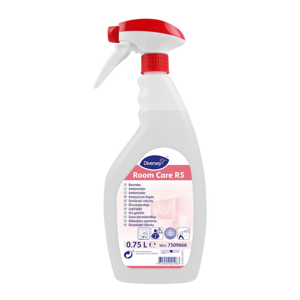 Diversey Room Care R5 – Ambientador Profissional com Neutralização de Odores Fresh Linen 750ml