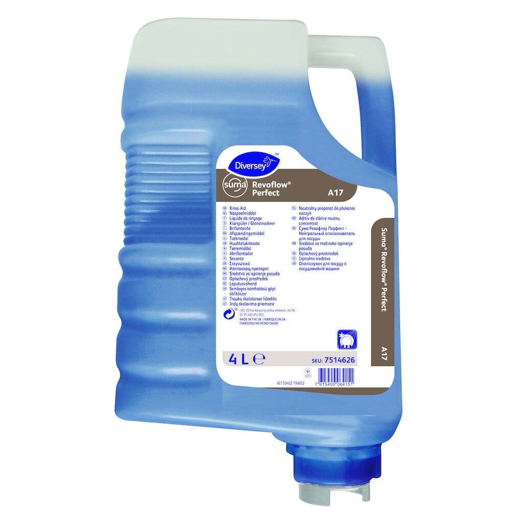 Diversey Suma Revoflow Perfect A17 – Secante Concentrado para Lava-Louça Profissional 4L