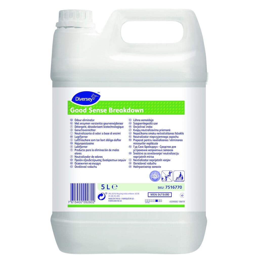 Diversey Good Sense Breakdown – Eliminador e Neutralizador de Odores Profissional 5L