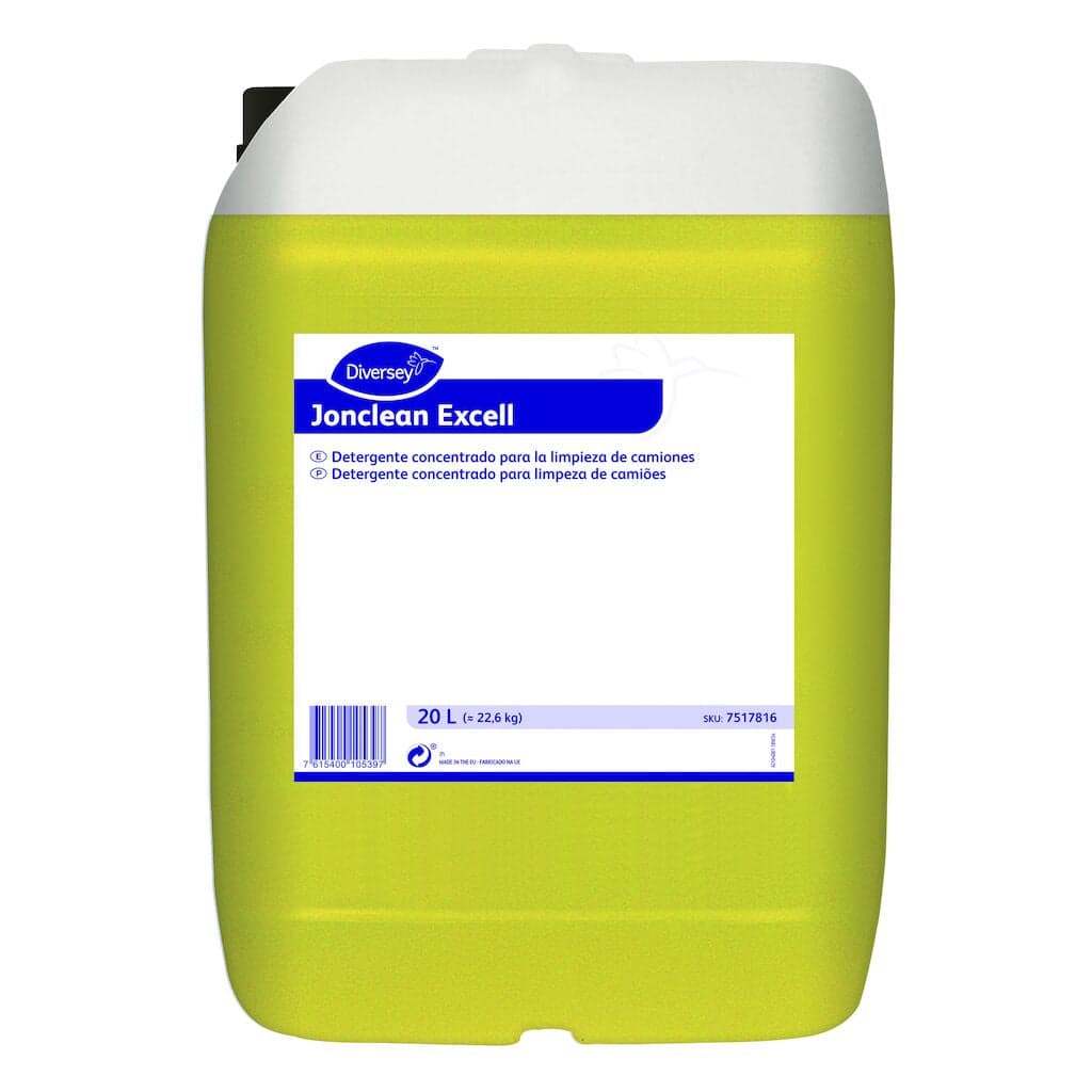 Diversey Jonclean Excell – Detergente Concentrado para Limpeza de Camiões e Carroçarias 20L