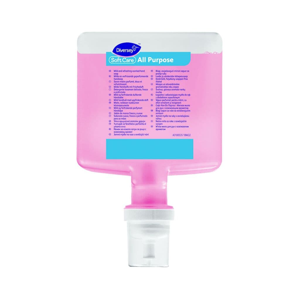 Soft Care All Purpose – Sabonete Líquido Profissional para Lavagem das Mãos com Fragrância Floral 1,3L