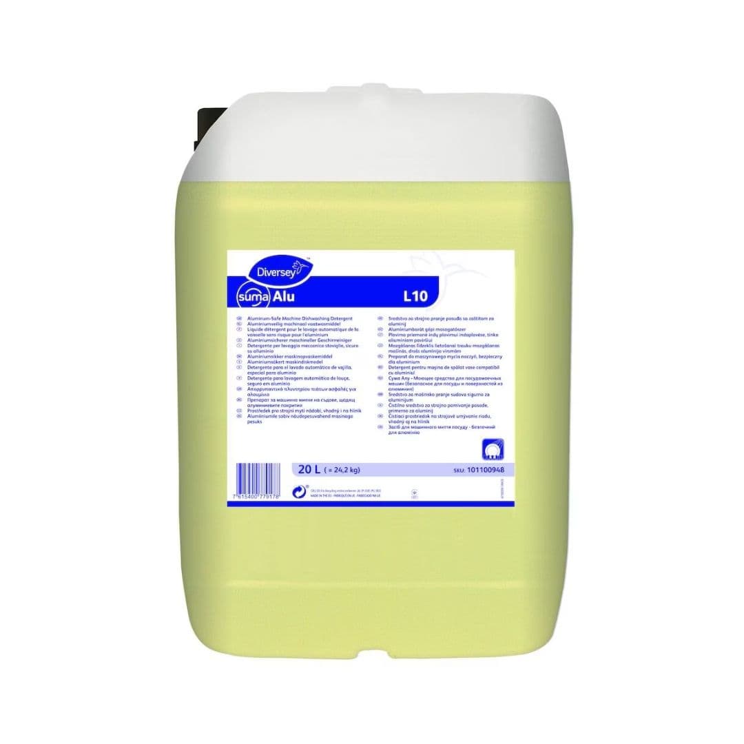 Suma Alu L10 – Detergente para Lavagem Automática de Louça Seguro em Alumínio
