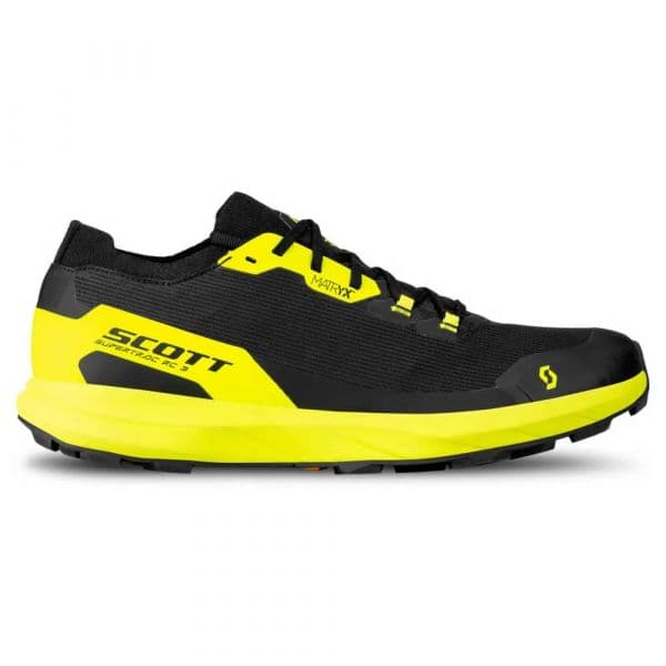 Scott Sapatilhas de Trail Running Supertrac Rc3 Black / Safety Yellow 45 1/2