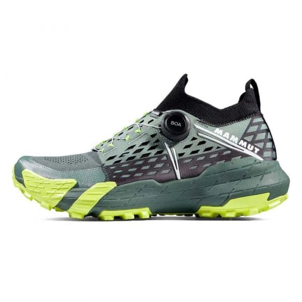 Mammut Sapatilhas de Trail Running Aenergy Tr Boa Mid Goretex Dark Jade / White 36