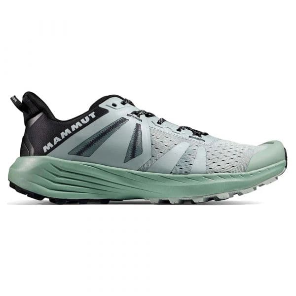 Mammut Sapatilhas de Trail Running Saentis Low Dark Silver Sage / Black 44 2/3