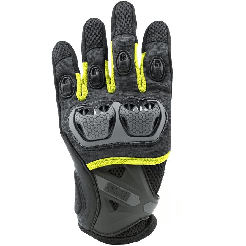 LUVAS MOTOCICLISMO IXS TOUR LT MONTEVIDEO-AIR PRETO/AMARELO