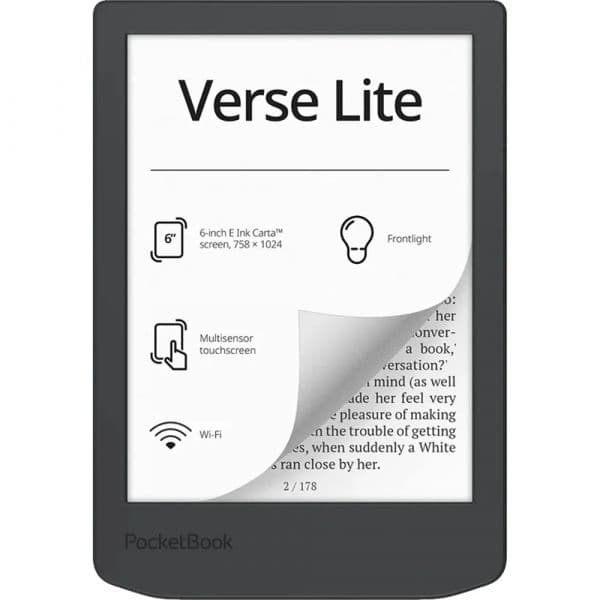 Pocket Book Verse Lite 6" 8GB Midnight Grey