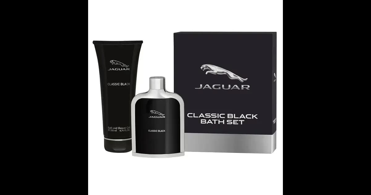 Jaguar Classic Black Man Eau de Toilette 100ml + Gel de Banho 200ml Coffret