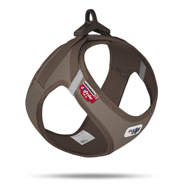Curli Peitoral Clasp Corduroy Castanho Cães S Castanho