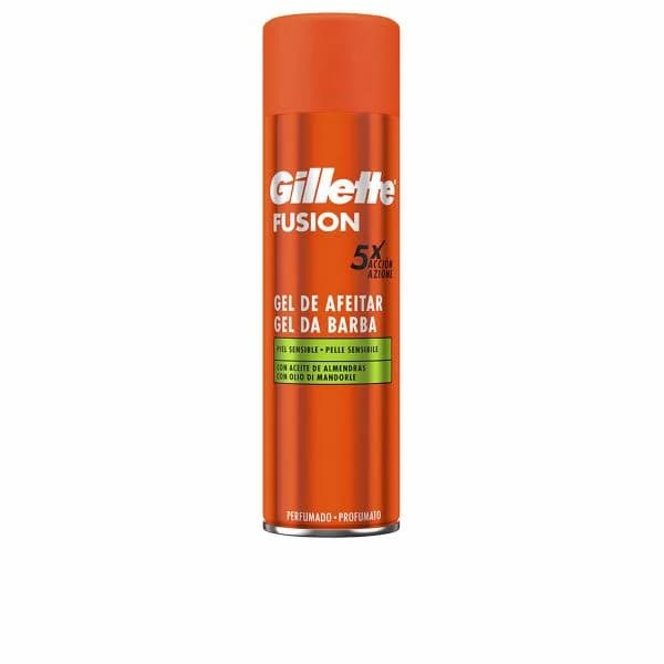 Gillette Fusion Gel Pele Sensível 200ml