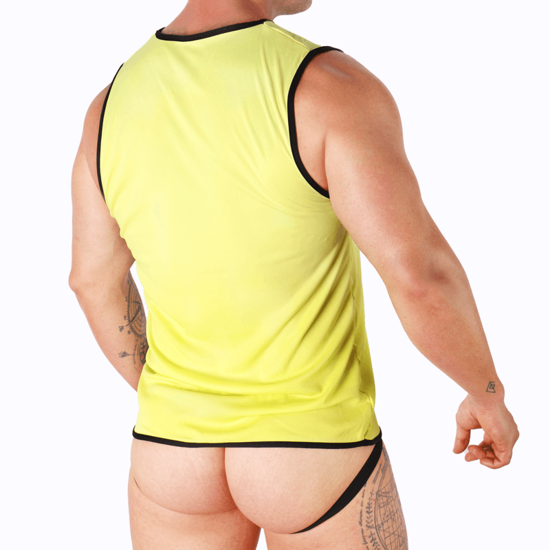 Macho Underwear Camiseta Amarela Macho - S/M (D-233412)