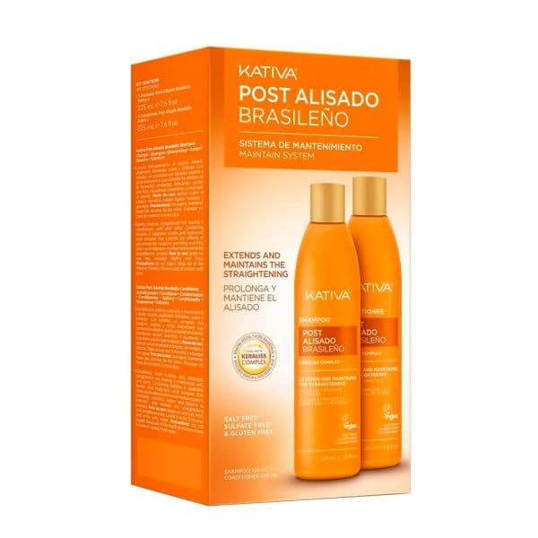 Kativa Shampoo Pós Alisamento 225ml + Condicionador 225ml
