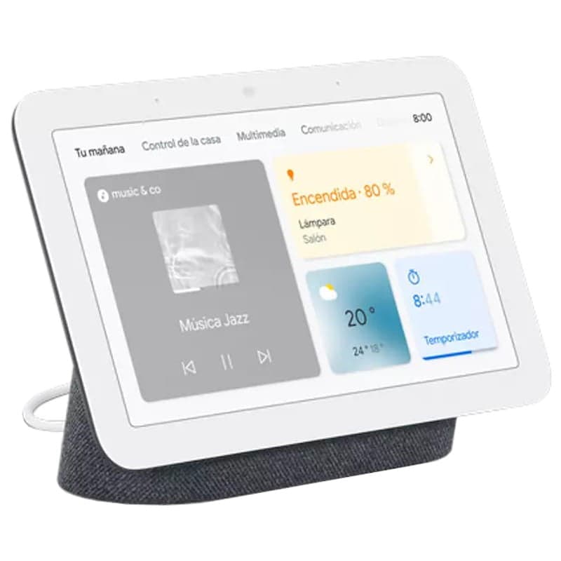 Google Nest Hub 2ª Geração Charcoal – Assistente Inteligente com Ecrã 7″ e Google Assistant