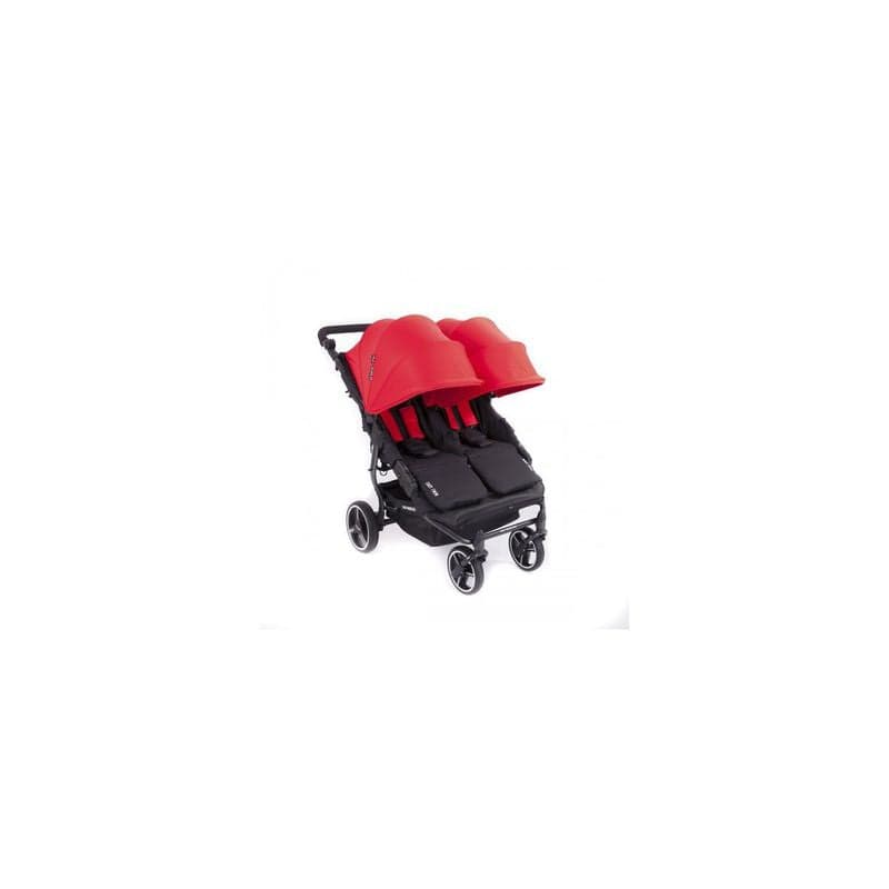Carrinho De Bebé Double Baby Monsters Easy Twin 3S - Vermelho Baby Monsters