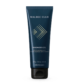 Gel de Banho Cabelo e Corpo Malbec Club, 250g