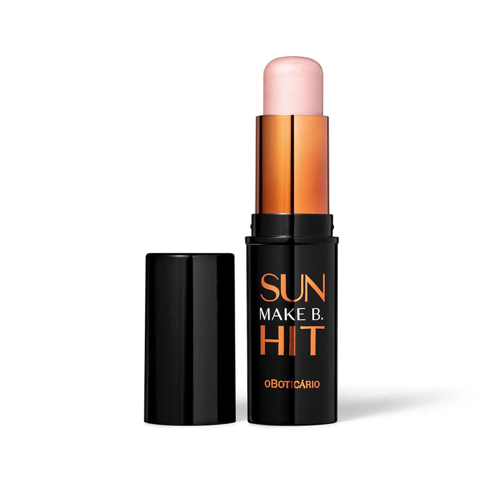 O Boticário Make B. Iluminador Facial em Stick Sun Hit Rose