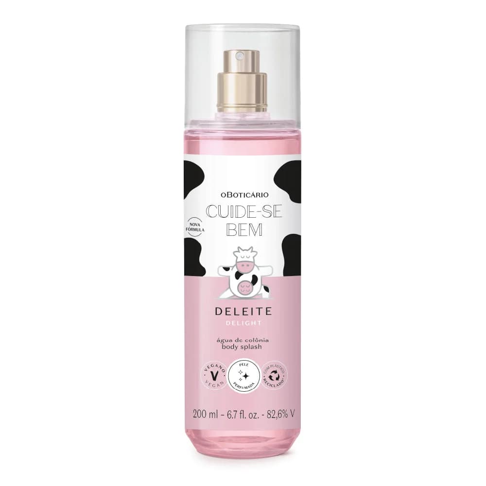 O Boticário Cuide-se Bem Body Splash Deleite Fragrância Corporal 200ml (Original)